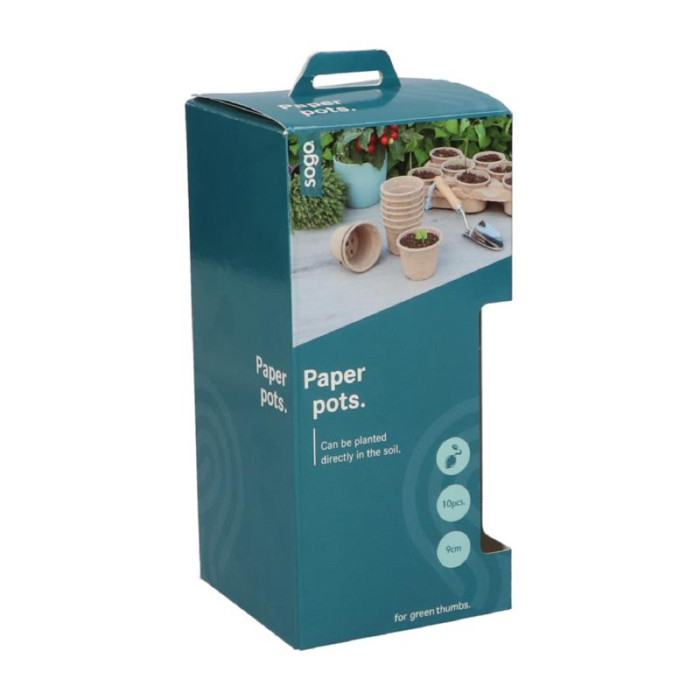 Papirne saksije-SOGO Paperpot 9cm 12pcs.-SO887329