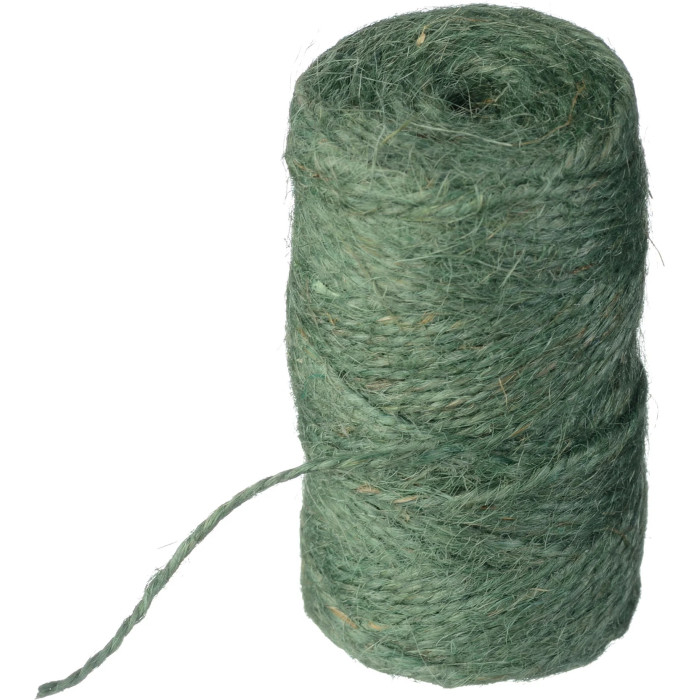 Kanap-Nature jute touw 250m groen Nature jute touw 250m groen-8711338405024_3-IT649