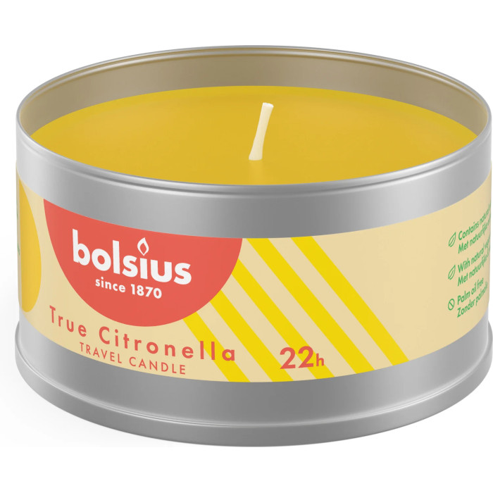 Svijeca-Bolsius-Citronella-Svijeca  protiv komaraca u Konzervi-Candle in Tin-IT24669