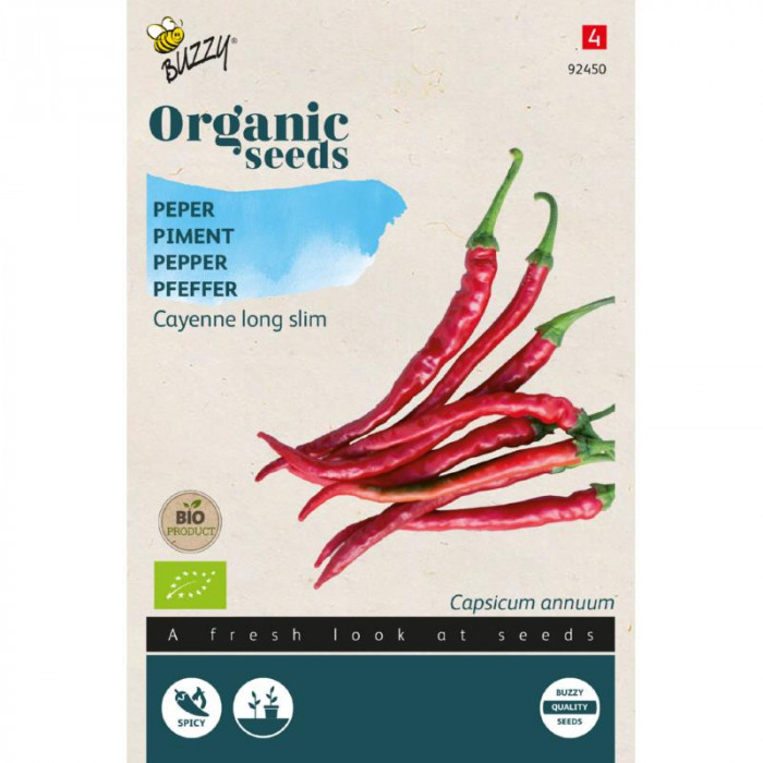 Peperoni-španski-Peper Cayenne long slim (BIO)-BO92450